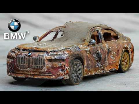 Abandoned BMW i7 Series Model Car Restoration