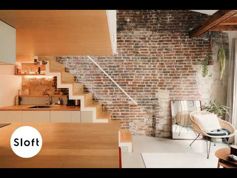 42sqm/463sqft apartment with a mezzanine in Paris' 19th arrondissement