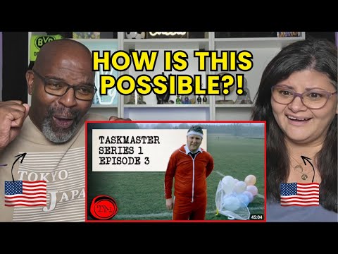 Americans React to Taskmaster | S1, E3 'The poet and the egg.' | So Many Fails!