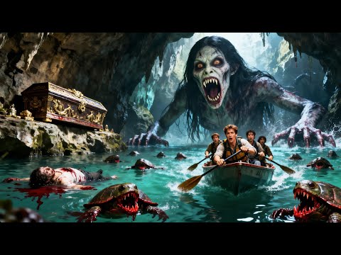 An expedition team bravely ventures into a ghost cave only to be attacked by evil spirits!