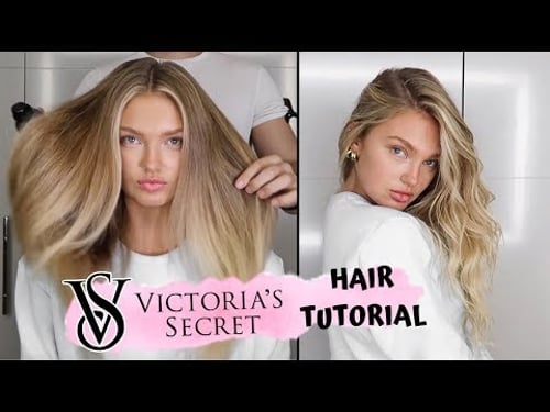 Victoria's Secret Hair Tutorial // Romee Strijd
