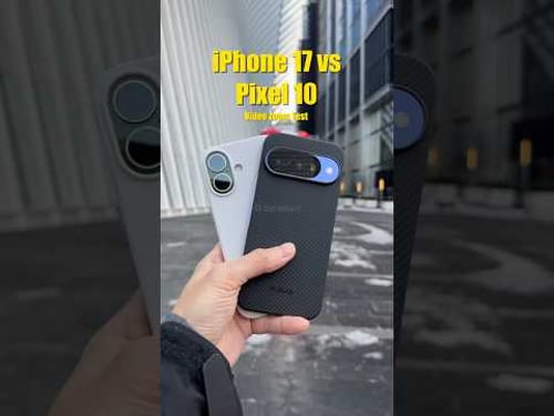 iPhone 17 vs Pixel Video Zoom Test!