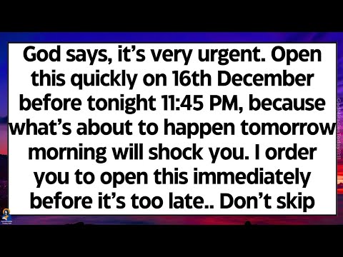 🧾God says, it’s very urgent. what’s about to happen tomorrow morning will shock you. Open this now