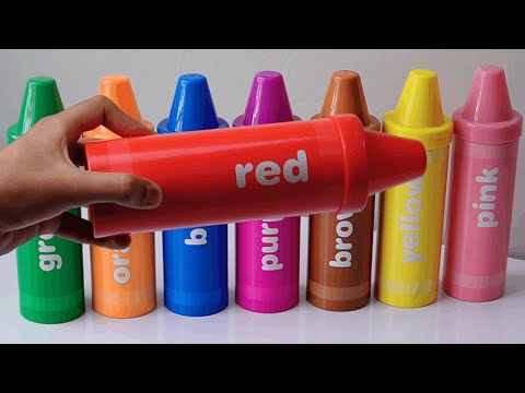 Learn Colorsπ΄π π‘π’π΅π£ Match Rainbow Toys and Crayon- Learn Colors, Numbers for Toddlers and Babies!