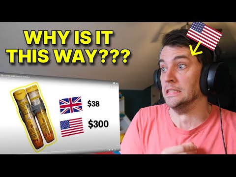 American reacts to Why drugs cost more in America