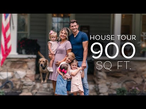 How we LIVE in a 900sq ft home as a FAMILY of 6!