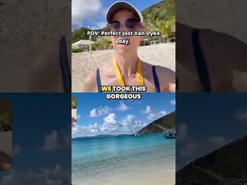 Disney Treasure St Thomas Jost Van Dyke Excursion.