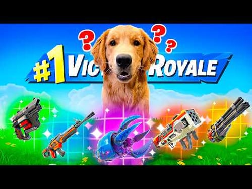 Using My *DOG* to PICK MY LOOT in Fortnite!