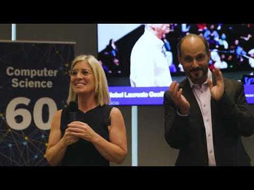 Congratulations to Geoffrey Hinton from the University of Toronto!