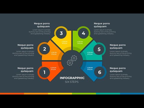 How to Create a 6 Steps Circular Infographic in PowerPoint Fast & Easy