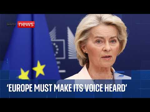 Ursula von der Leyen delivers speech on Iran war