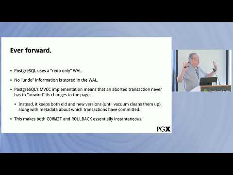 Up Against the WAL The Write Ahead Log in PostgreSQL Christophe Pettus