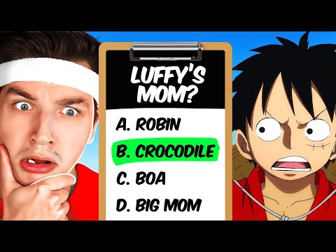 World's Hardest One Piece Quiz VS. Pro