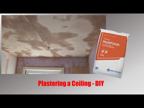 Plastering a Ceiling - DIY