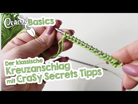The classic cross stitch with tips & tricks for thread length and elasticity