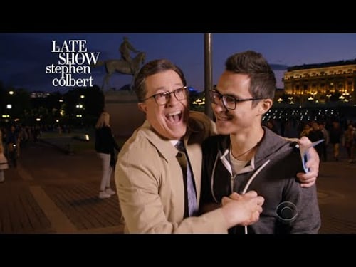 Stephen Gives Russians A Taste Of American Culture