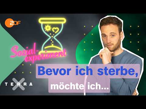 Über den Tod sprechen, um besser zu leben? - Das Sozialexperiment | Terra Xplore mit Leon Windscheid