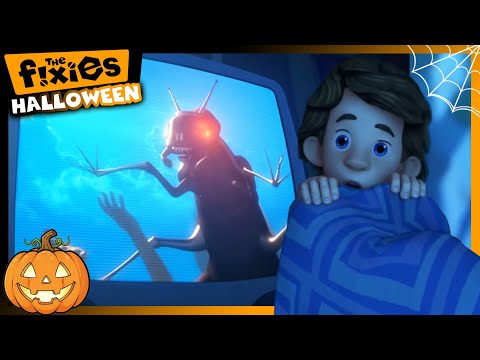 Tom Thomas is too scared to sleep after watching a SCARY MOVIE! π±π | The Fixies Halloween