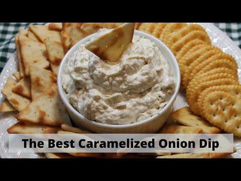 Caramelized Onion Dip| Appetizer Recipe