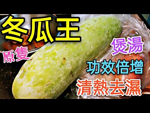 〈 職人吹水〉 夏季消暑/冬瓜煲薏米湯/迷你翡翠枕 冬瓜王 煲薏米湯 強效消暑 清熱去濕