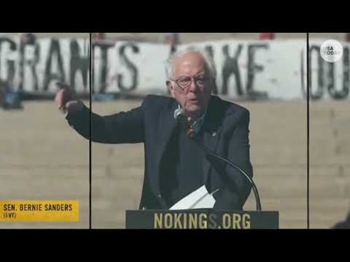 Full Bernie Sanders speech at No Kings protest blasts Donald Trump, Iran war and affordability
