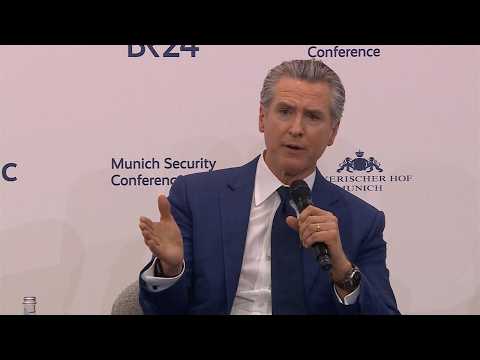 Newsom to world leaders: 'Donald Trump is temporary'