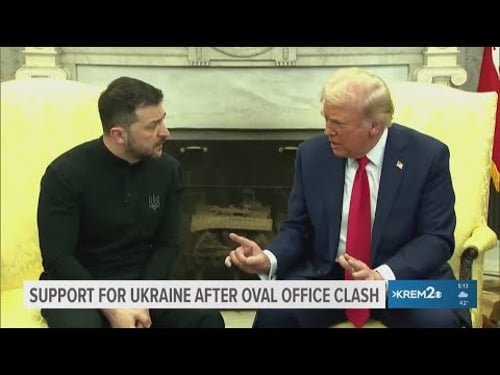 European leaders rally around Zelenskyy after oval office clash with Trump