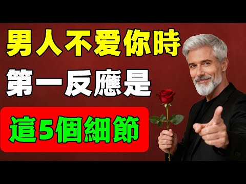 男人不愛你後的第一反應,不是態度變冷淡,而是這5個細節!