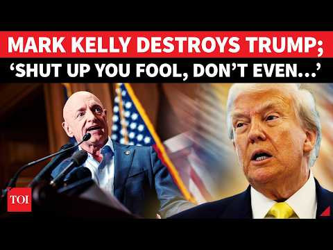 ‘SHOOT ME, BUT CAN'T SILENCE ME’: Mark Kelly TORCHES Trump Amid Death Threats For ‘Speaking Out’