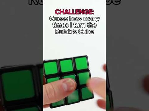 How many did you count? #Rubiks #Brainteaser #Speedcubing #Riddle #Rubikscube