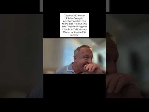 Pastor Rob McCoy on Charlie Kirk’s memorial this Sunday. #shorts
