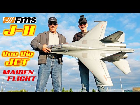 This is One BIG Jet! FMS J-11 Crazy Maiden Flight