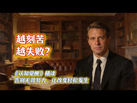 你没成功,可能是因为太努力了!《认知觉醒》:带你驯服脑中的“鳄鱼”与“猴子”!#个人成长 #认知觉醒 #精读好书 #好书分享 #自我提升