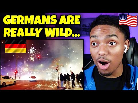 AMERICAN REACTS to INSANE GERMAN FIREWORKS