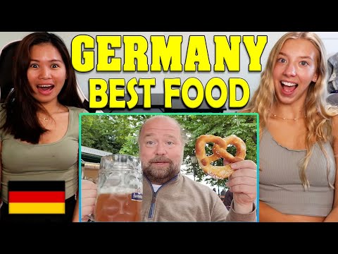 American Girls React to The BEST German Food - What to Eat in Germany!