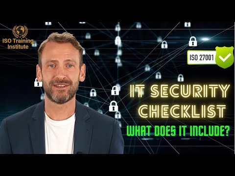 What does IT Security Checklist include? | IT audit checklist | Information System Audit Checklist