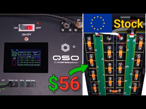 QSO 51.2V 280Ah LiFePO4 DIY Battery Box (EVE LF280K EU Stock)