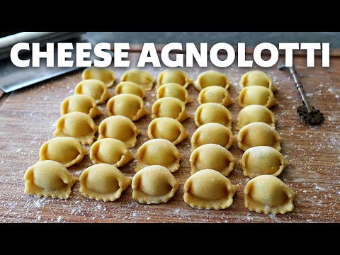 Cheese Agnolotti | Best Stuffed Pasta | Food Wishes