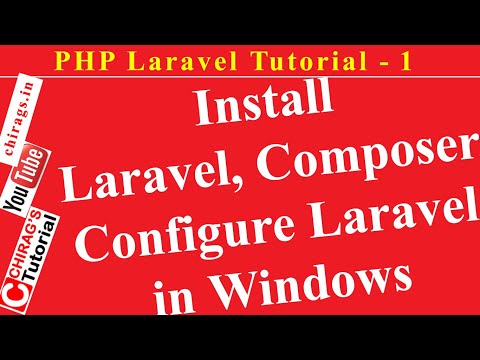 Install Laravel, Composer Configure Laravel in Windows #laravelframework #laravel #laravel11