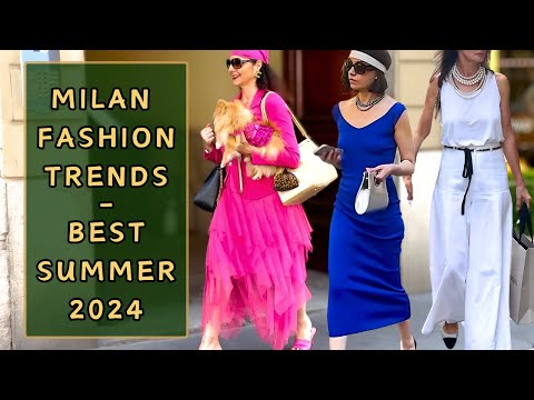 The Best Italian Fashion Trends Summer 2024: Most Elegant Street Style in Milan Ever Captured!
