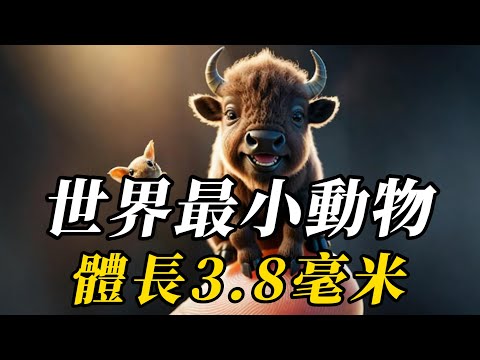 全世界最小的10种微型动物,成年蛇比面条还细! 第一名以毫米为单位,不用显微镜几乎看不见!#世界之最 #动物 #动物世界 #知识渊博 #百科密码 #科普