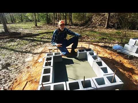 How to Build a SMOKEHOUSE (Part 1 - Foundation Slab)