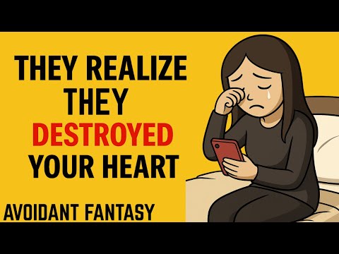 The Avoidant’s Breaking Point — When They Realize They Destroyed Your Heart | Avoidant Fantasy