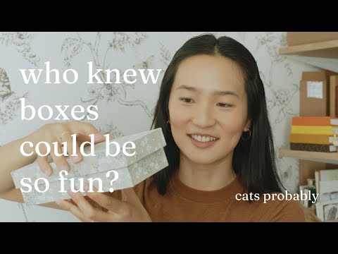 I'll never look at boxes the same ✦ cozy box making