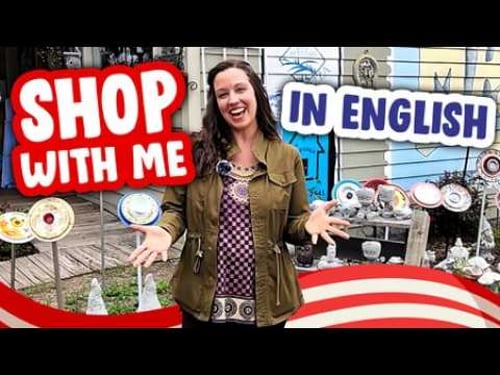 Go Shopping With Me: English Vocabulary Lesson