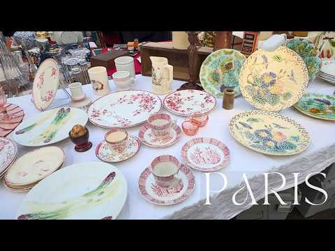 🇫🇷 Life in Paris | Winter Flea Market Stroll | Solo Lunch at a Century-Old Restaurant
