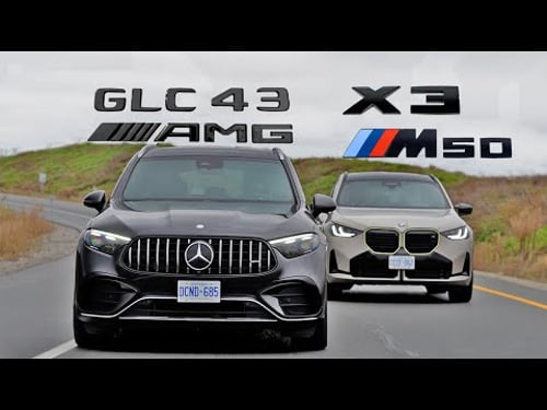 Beauty and The Beast: Does The 2024 Mercedes GLC 43 AMG Outpace the New 2024 BMW X3 M50? Review.