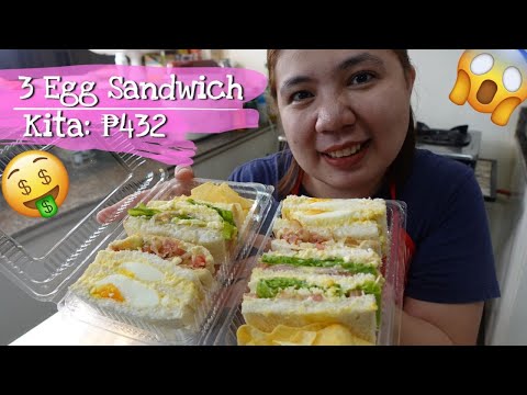 EGG SANDWICH Recipe pang Negosyo