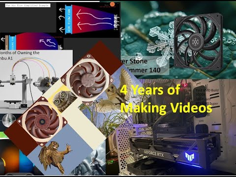 2025 Year 4 of Making Videos and testing fans