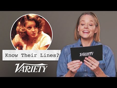 Does Jodie Foster Know Her Lines?